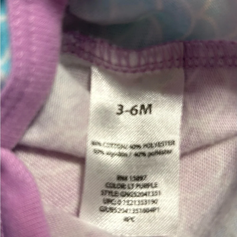 Garanimals‎ Purple and Blue Scallop Bodysuit